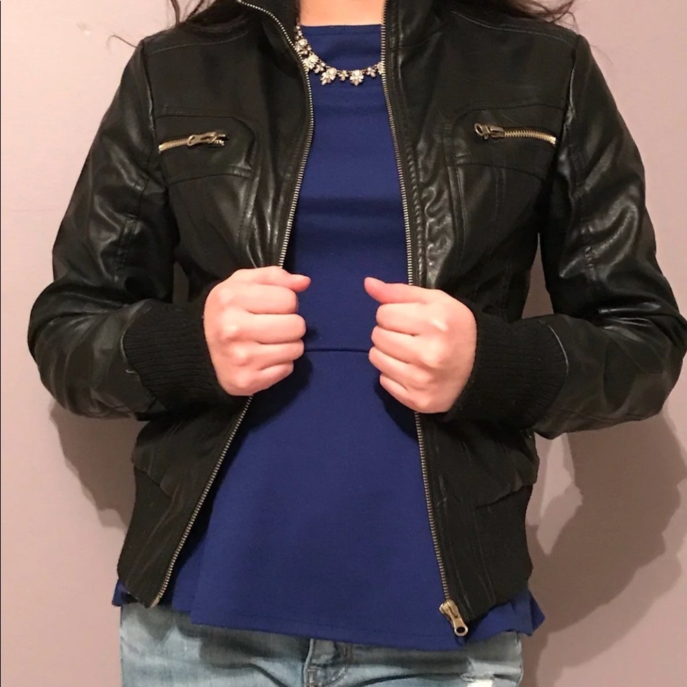 Leather jacket